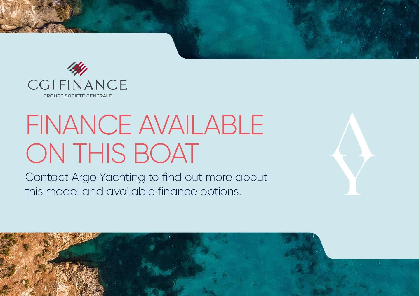 Argo Yachting Finance Available